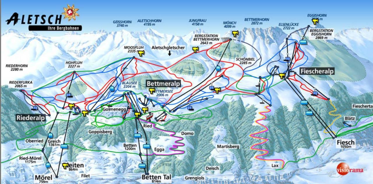 Weisshorn 24 Lejlighed Riederalp Eksteriør billede